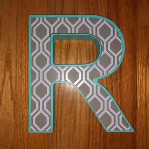 NEW with Tags Letter R Wall Art Max Studio Home